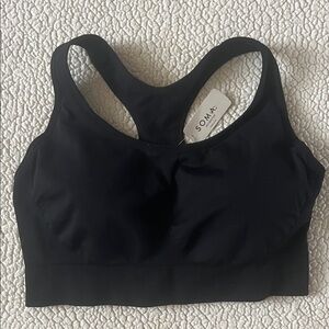 Soma Classic Black Sports Bra